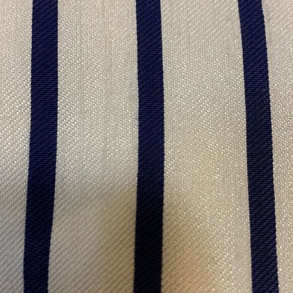 BANANA REPUBLIC, skirt, size 8 tall, white with blue stripes - Picture 6 of 11
